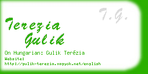 terezia gulik business card